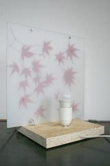 Flora Acero - Lampada da tavolo